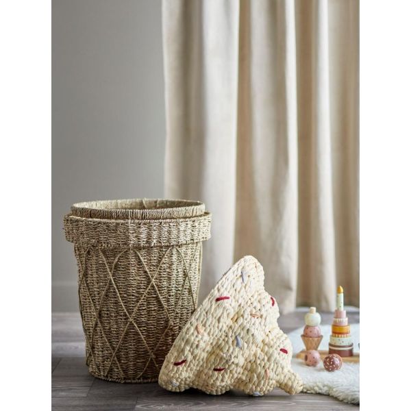 Panier de rangement jacinthe d'eau avec couvercle - Cillie