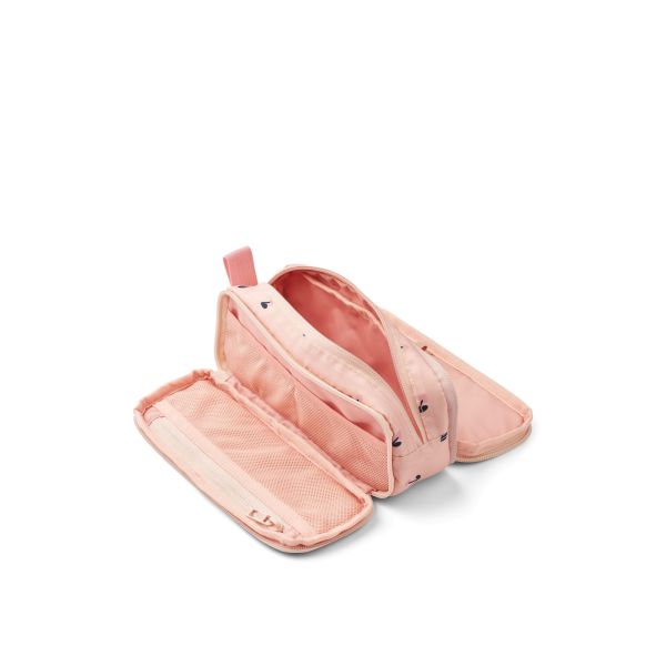 Trousse scolaire 3 compartiments Cindy Cherry heart Rosey