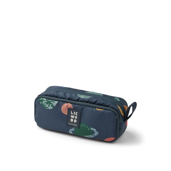 Trousse scolaire 3 compartiments Cindy Universe Classic navy