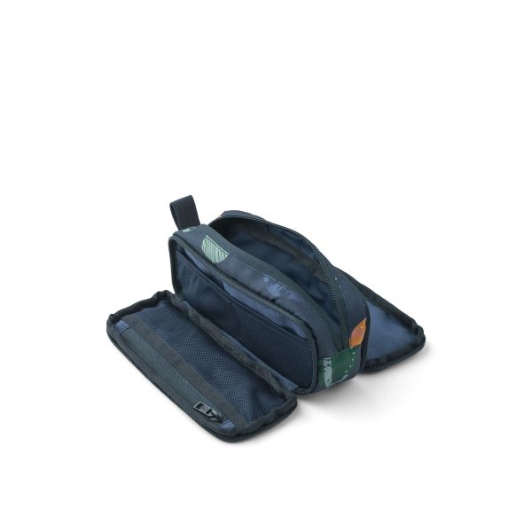 Trousse scolaire 3 compartiments Cindy Universe Classic navy