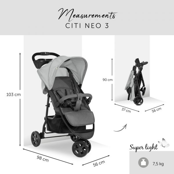 Poussette Citi Neo 3 Grey