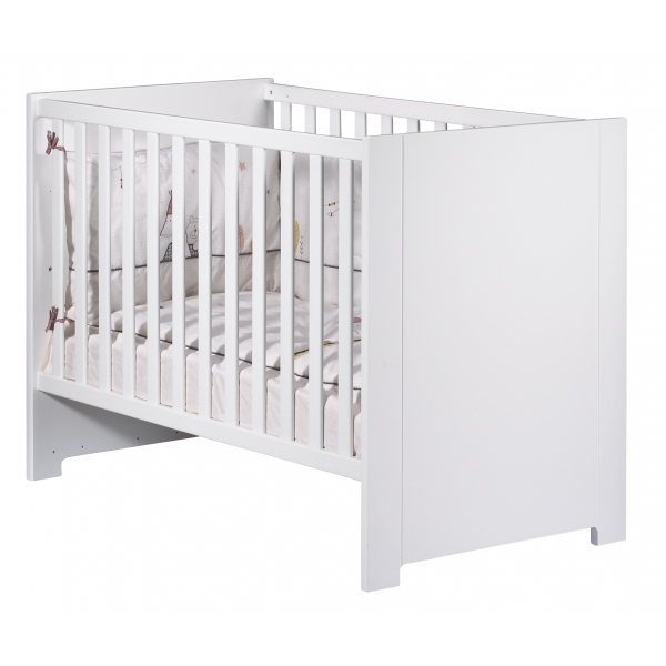 Lit bébé 60x120 cm City Blanc