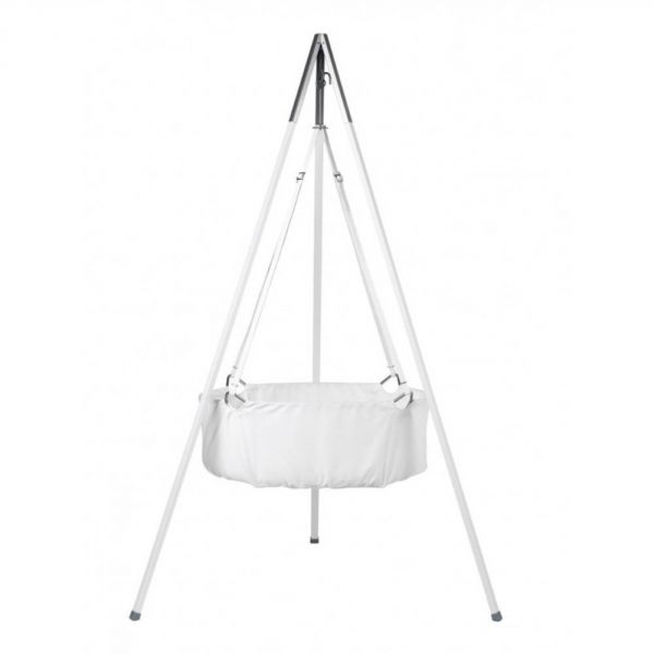 Berceau suspendu avec matelas Classic Blanc