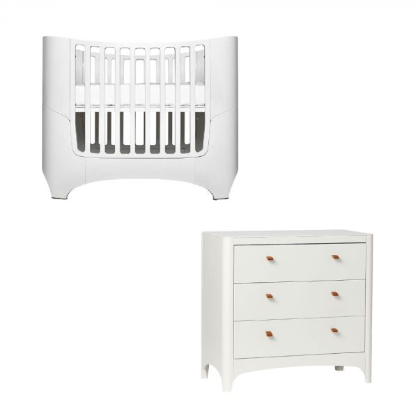 Chambre bébé duo Classic lit évolutif 0-3 ans + commode