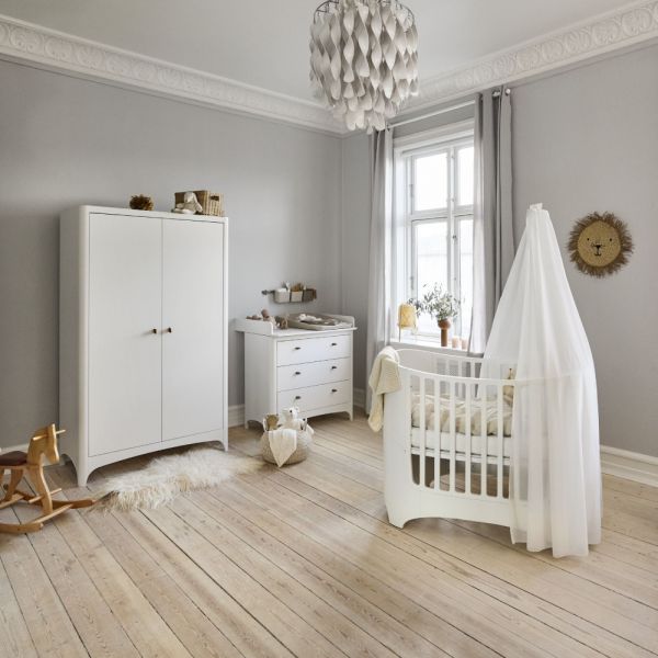 Chambre bébé trio Classic lit évolutif 0-3 ans + commode + armoire