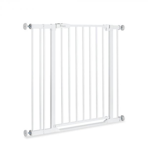 Barrière d'escalier Clear Step 2 avec extension +9 cm White