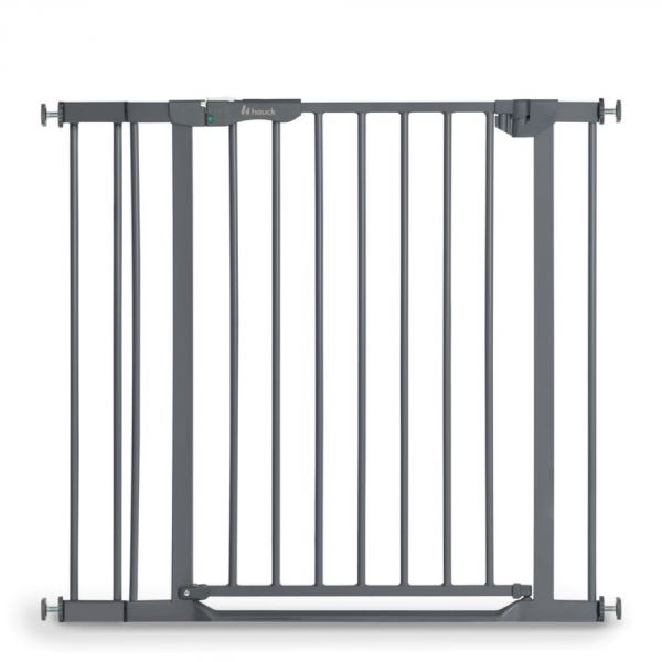 Barrière + Extension de barrière de sécurité clear step - 2 Set 9 cm grise