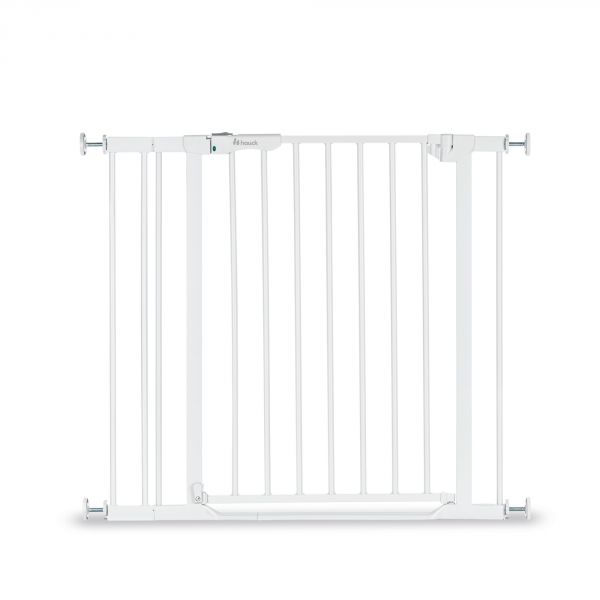 Barrière d'escalier Clear Step Autoclose 2 avec extention +9 cm White