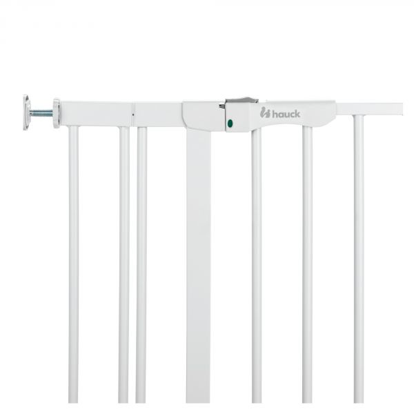 Barrière d'escalier Clear Step Autoclose 2 avec extention +9 cm White