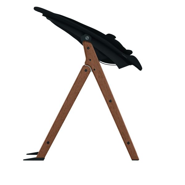 Chaise haute pliante évolutive Click & Fold 4-en-1 All Natural Dark