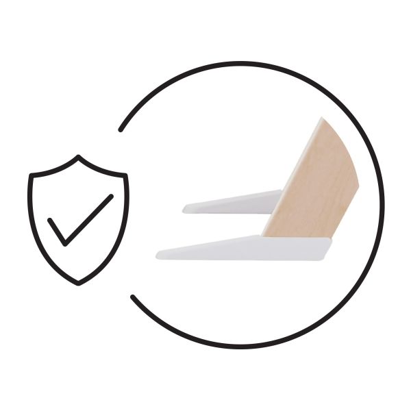 Chaise haute pliante évolutive Click & Fold 4-en-1 All Natural Dark