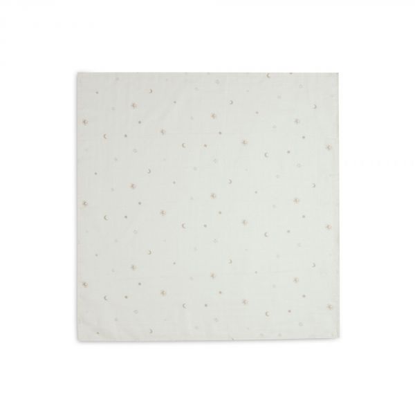 Lot de 3 langes coton hydrophile 70x70 cm Stargaze Biscuit