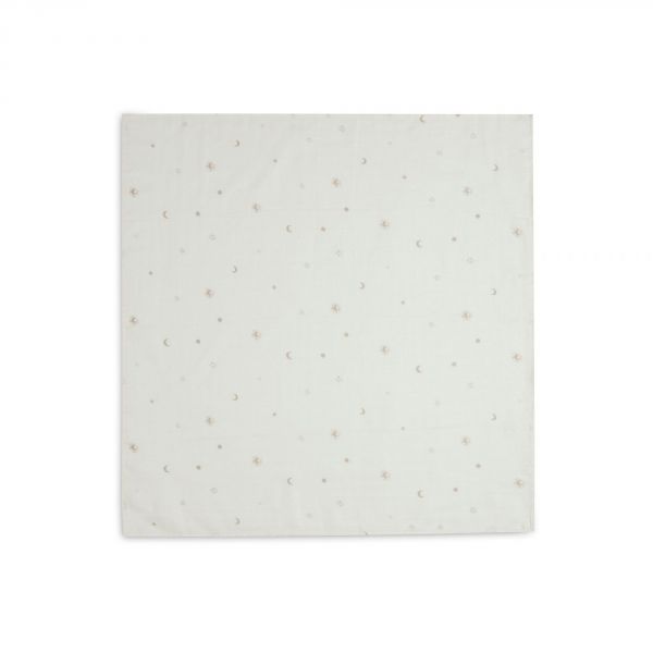 Lot de 3 langes coton hydrophile 70x70 cm Stargaze Biscuit