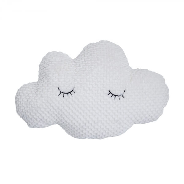 Grand coussin nuage blanc