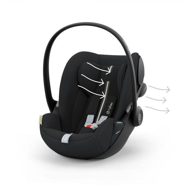 Siège auto Cloud G i-Size Tissu Plus Moon Black