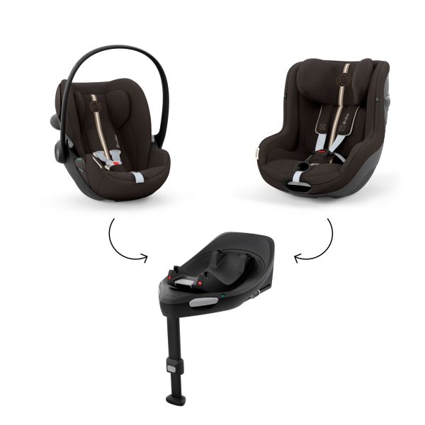 Siège auto Cloud G3 i-Size Tissu Plus Chocolate Brown