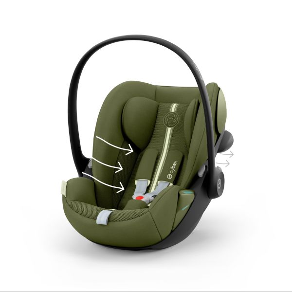 Siège auto Cloud G3 i-Size Tissu Plus Moss Green