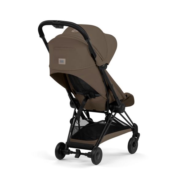 Poussette compacte voyage Coya 2 Confort châssis Matt Black Coconut Brown