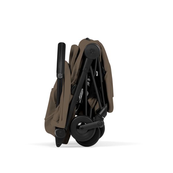 Poussette compacte voyage Coya 2 Confort châssis Matt Black Coconut Brown