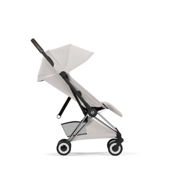 Poussette compacte voyage Coya 2 Style châssis Chrome City Grey