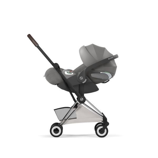 Poussette compacte voyage Coya 2 Style châssis Chrome City Grey