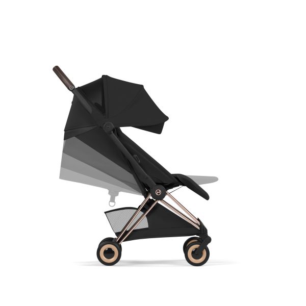 Poussette compacte voyage Coya 2 Style châssis Chrome Sepia Black