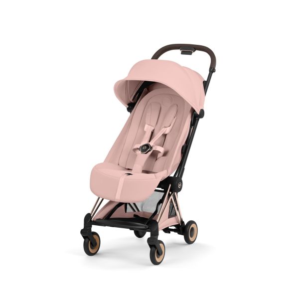 Poussette compacte voyage Coya 2 Style châssis Rosegold Peach Pink
