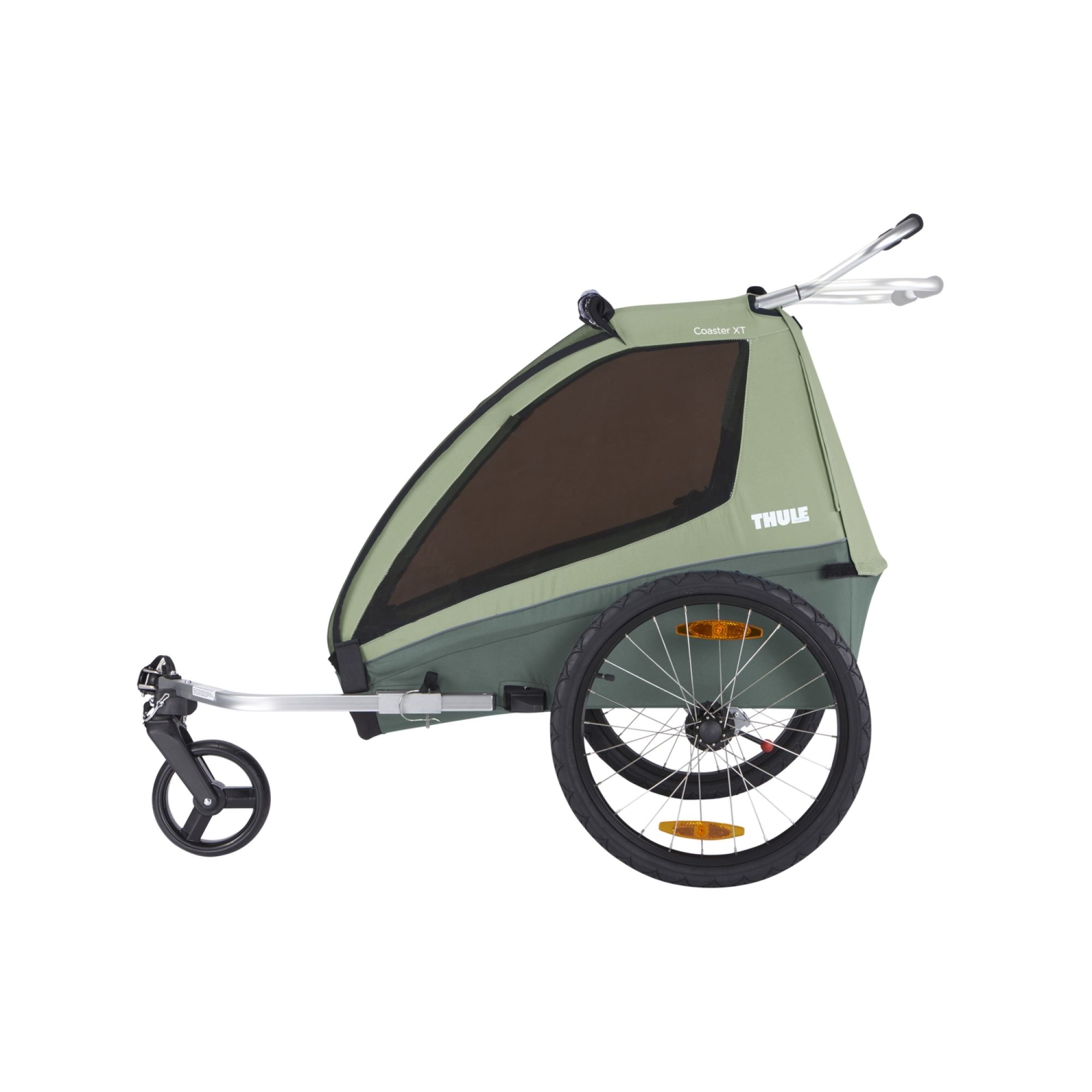 Remorque pour vélo Coaster 2 XT Mallard Green - Made in Bébé