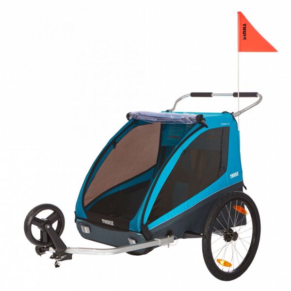 Remorque pour vélo Coaster 2 XT Blue