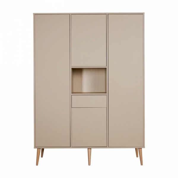 Armoire 4 portes 1 niche Cocoon Latte