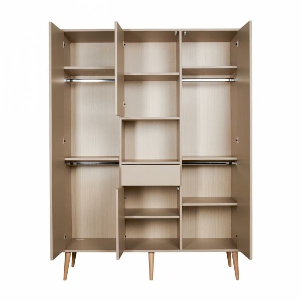 Armoire 4 portes 1 niche Cocoon Latte