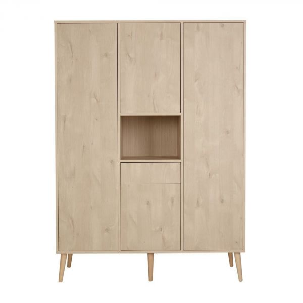 Armoire 4 portes 1 niche Cocoon Natural Oak