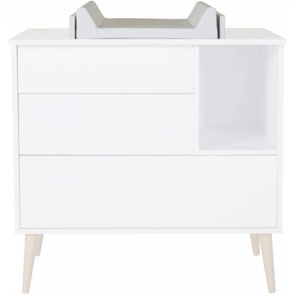 Plan à langer pour commode Cocoon Ice White