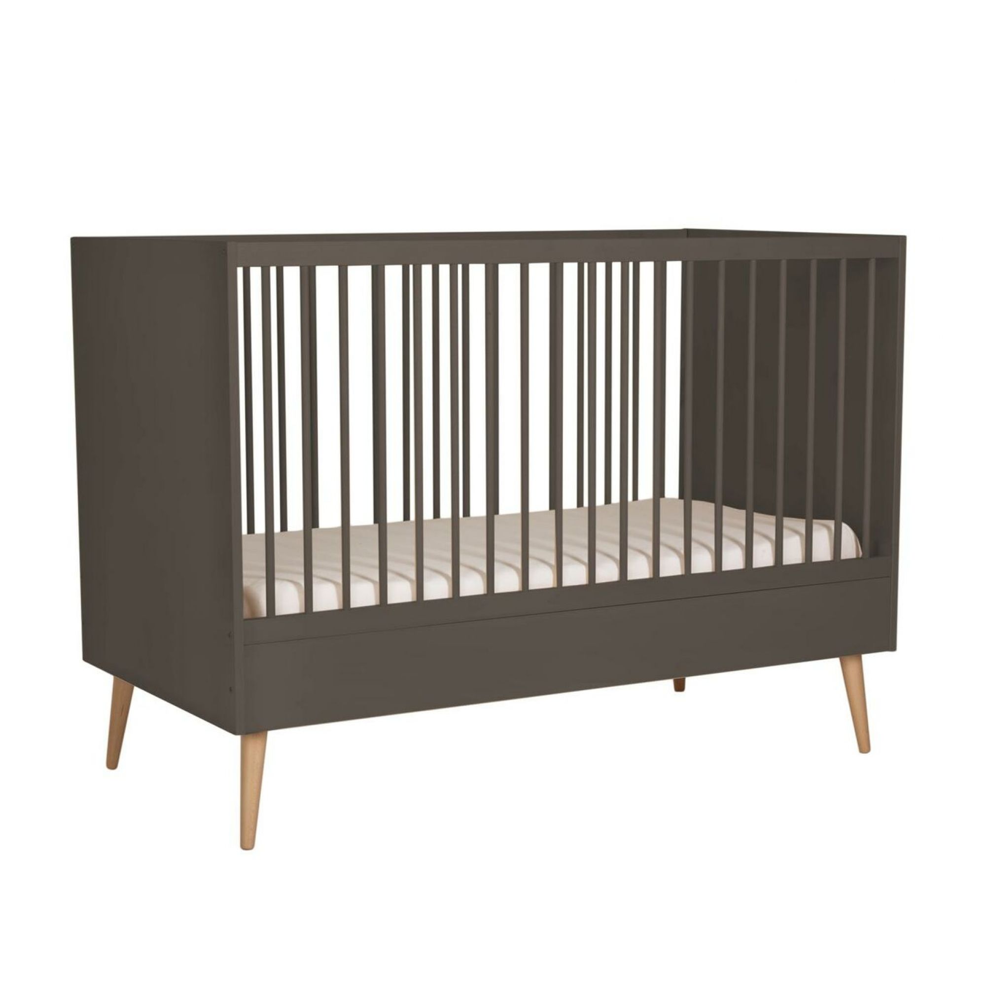 Quax Lit Bebe 70x140 Cm Evolutif En Lit Enfant Cocoon Moss Made In Bebe