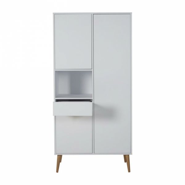 Armoire 3 portes 1 niche Cocoon Ice white