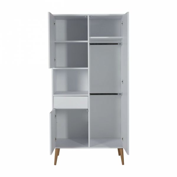 Armoire 3 portes 1 niche Cocoon Ice white