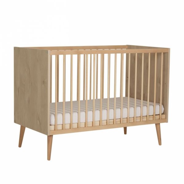 Lit bébé 60x120 cm Cocoon Natural Oak