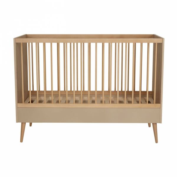 Lit bébé 70x140 cm évolutif en lit enfant Cocoon Latte