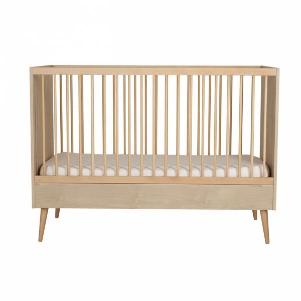 Lit bébé 70x140 cm évolutif en lit enfant Cocoon Natural Oak