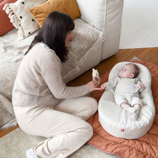 Cocon ergonomique bébé Cocoonababy 10° Lin naturel