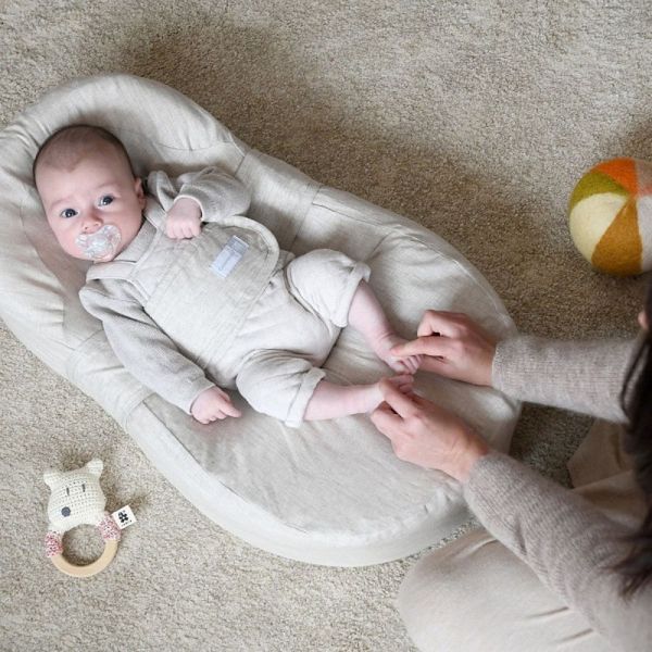 Cocon ergonomique bébé Cocoonababy 10° Lin naturel