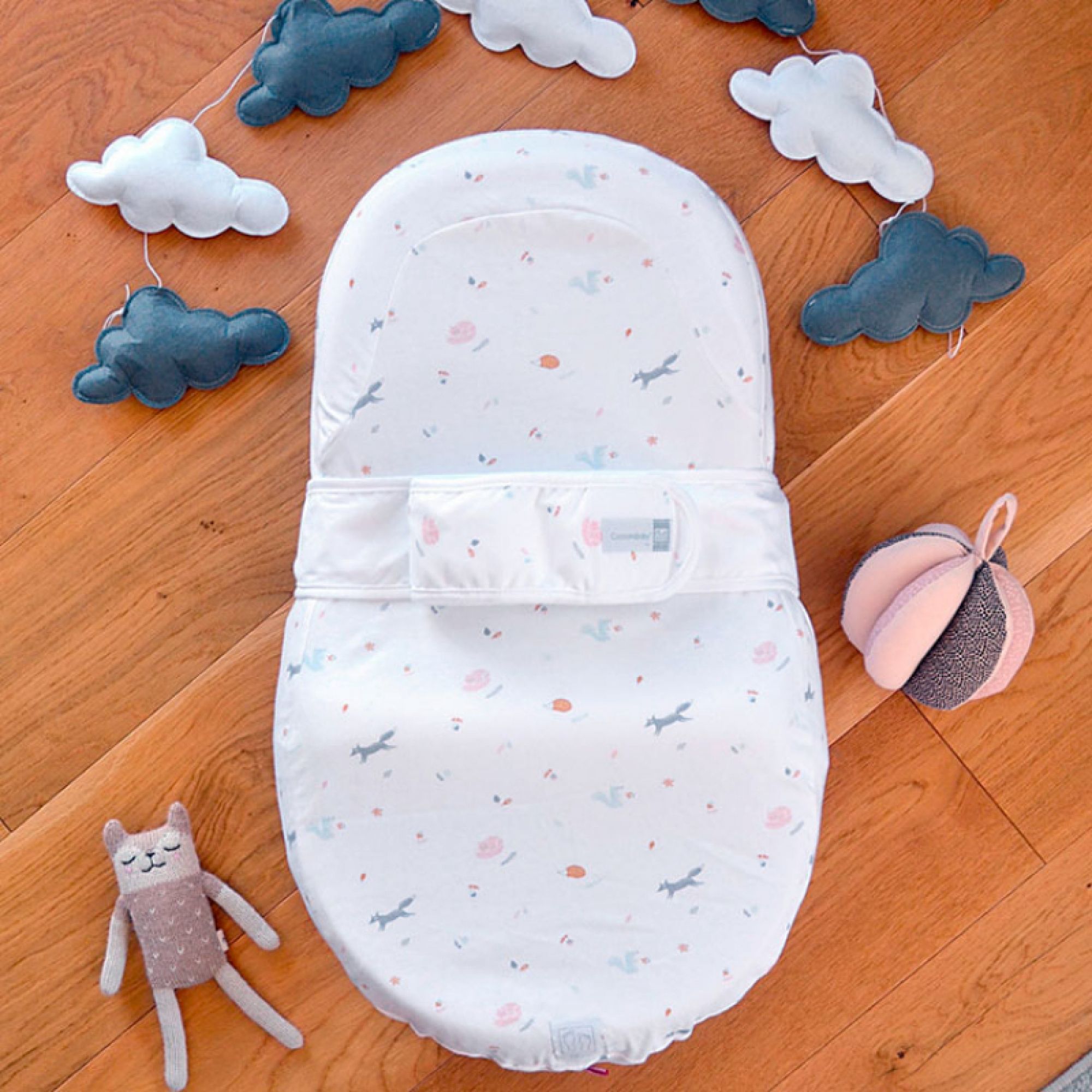 Cocoonababy avec drap Happy Fox - Made in Bébé