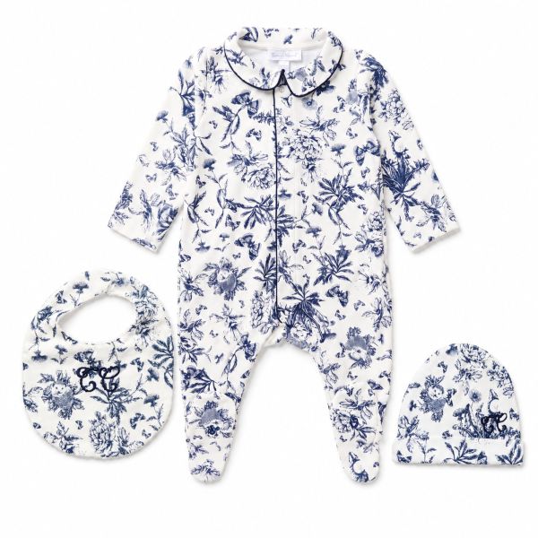 Coffret naissance bébé imprimé Toile de Jouy Naissance