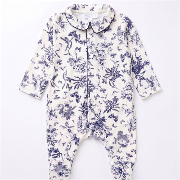 Coffret naissance bébé imprimé Toile de Jouy Naissance