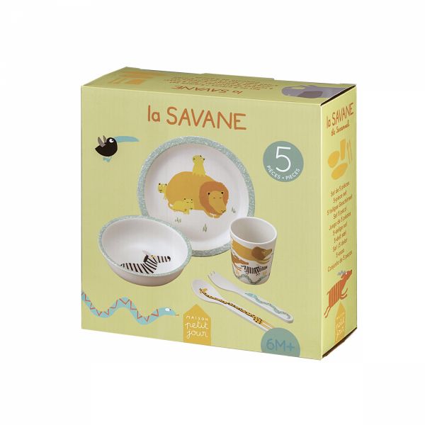 Coffret repas 5 pièces La Savane