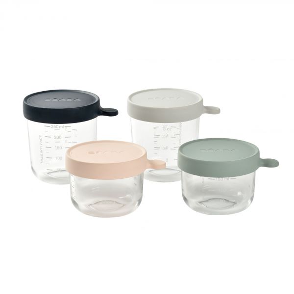 4 Pots Boîte Conservation Alimentaire Bébé, Boite Congélation Repasbébé Pot  Conservation, Mini Cubes Transparent Réutilisables Avec Couvercles-120 l