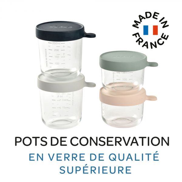 Coffret 4 portions verre 150ml et 250ml