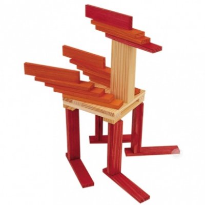 Carré 40 planchettes Rouge