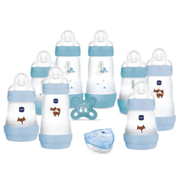 Coffret 8 biberons naissance anti-colique Easy Start Océan