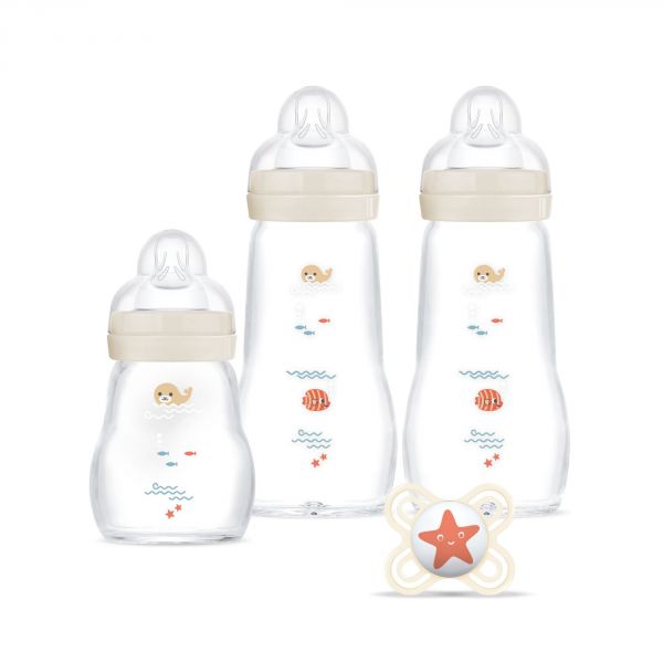 Philips Avent Coffret Cadeau Nouveau-Né Natural Response Anti-colic - 125  et 260 ml - Biberon Philips Avent sur L'Armoire de Bébé